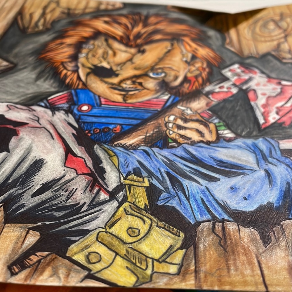 Custom Art piece by sketch adames epic battle